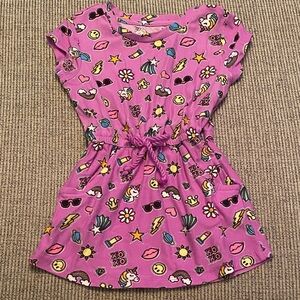 ⭐ 4 for $10 ⭐ - Kidgets Purple Kids Dress with Fun Prints